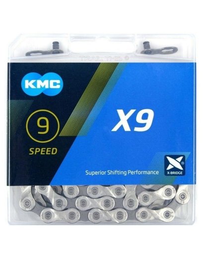 Ланцюг KMC X9.93 9 швидкостей 116 ланок + замок