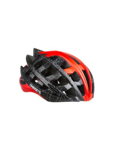 Шолом ONRIDE Cat матовий чорний/червоний M (54-57 см)