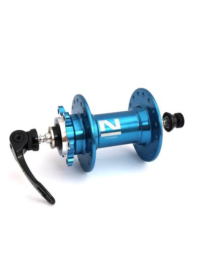 Втулка передня Novatec D041SB, 36H Блакитна