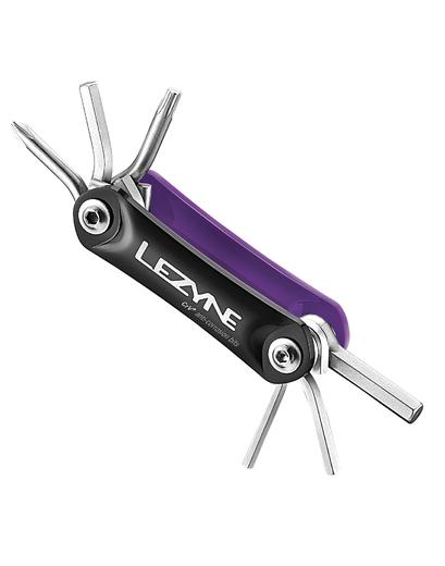 Ключі-мультитул Lezyne RAP - 6 функцій фіолетовий/сріблястий