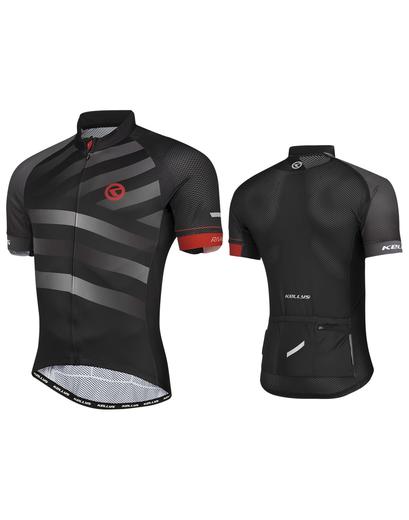 Веломайка з коротким рукавом KLS Rival чорний M