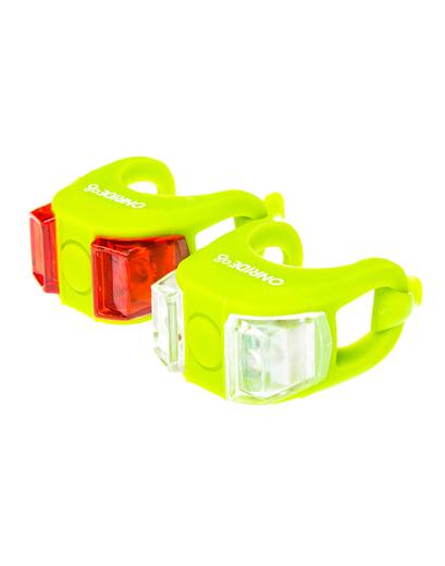 Мигалки ONRIDE Dual набір (передня+задня) зелений