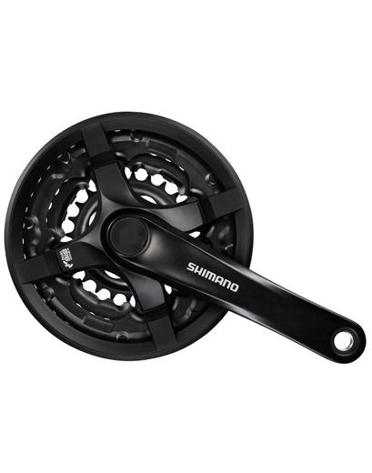 Шатуни Shimano Tourney FC-TY301 175мм 42X34X24 з захистом чорний