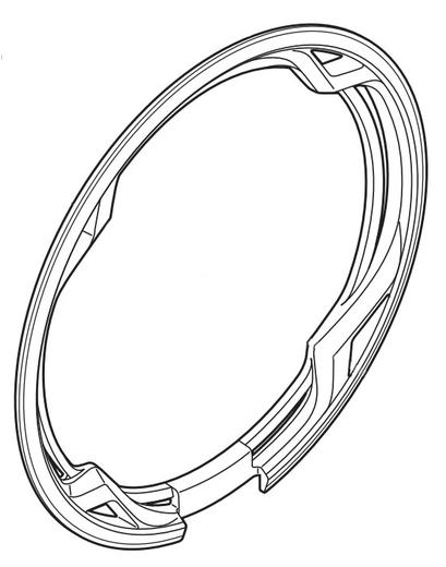 Захист зірки шатунів Shimano Deore FC-M610 48T