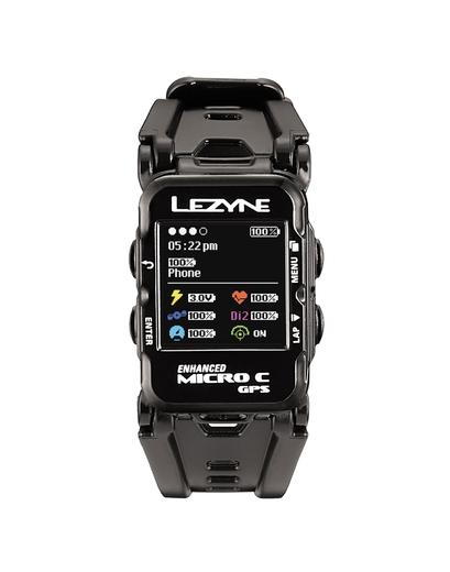 Годинник-велокомп'ютер Lezyne MICRO C GPS WATCH COLOR чорний