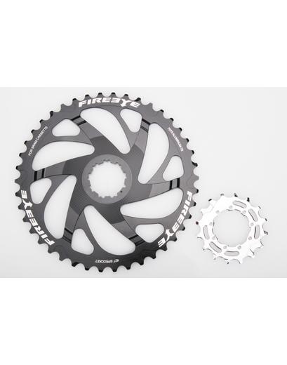 Зірка розширювач касети SRAM FireEye 40T + 16T чорний