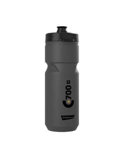 Фляга POLISPORT C700 700мл Сірий\Чорний Clip-On Cap