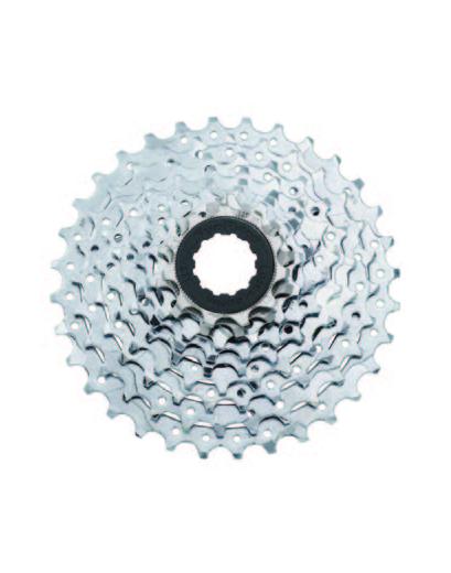 Касета SunRace CSM90 9AU U, 9 швидкостей, 11-32T, Zinc