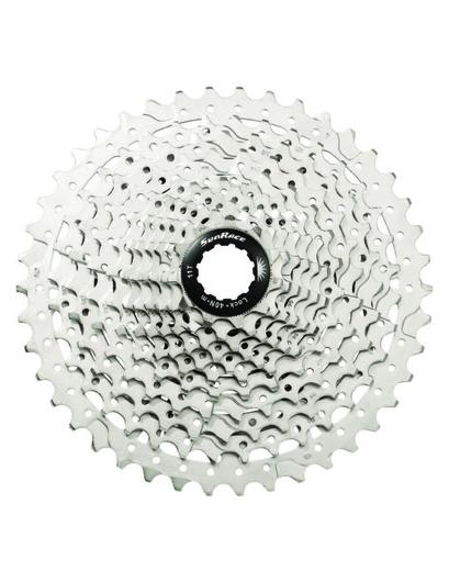 Касета SunRace CSMS7 EAY, 11 швидкостей, 11-42Т, Silver
