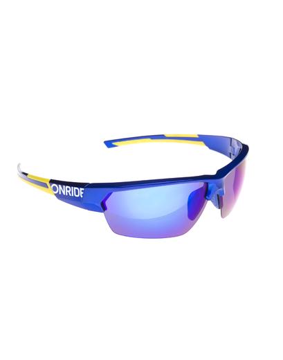 Окуляри ONRIDE Spok сині з лінзами Blue REVO (cat.3)