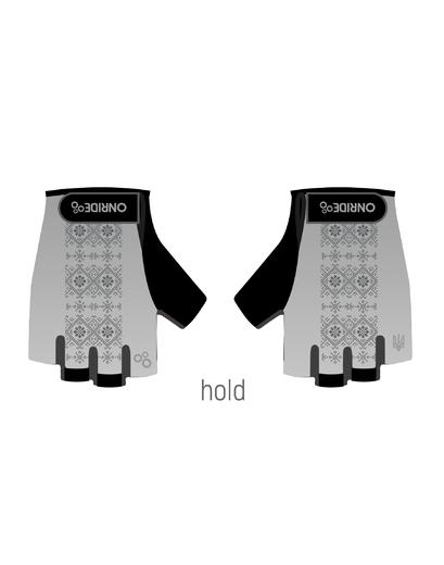 Рукавички ONRIDE Hold 20 Ornament, гелеві подушечки, колір сірий розмір XL