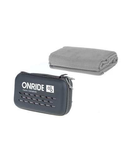 Рушник з мікрофібри ONRIDE Wipe 20  сірий у кейсі