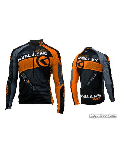 Веломайка з довгим рукавом KLS Pro Race помаранчевий S