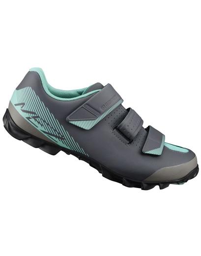 Веловзуття жіноче Shimano SH-ME200WL SPD сірий/блакитний EU40