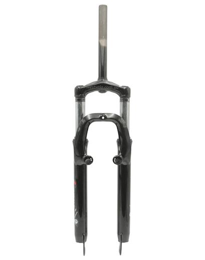 Вилка 26 аморт. різьб. AVANTI, чорна,з кріпленням V-brake + disk,Ø25.4мм шток L-210mm р.з L-100mm