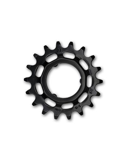 Зірка задня KMC Shimano Wide 18T чорна 1/8