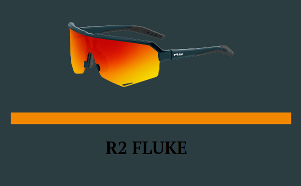 Окуляри R2 FLUKE оправа матово синя лінзи grey з покрит. Red Black Revo (CAT. 3)