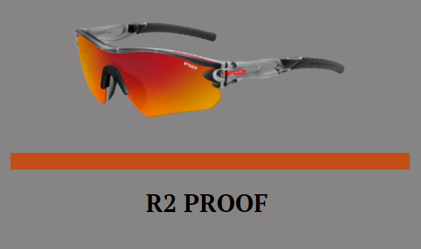 Окуляри R2 PROOF оправа матова сіра лінзи grey з покрит. Red Black Revo (CAT. 2) купити в україні