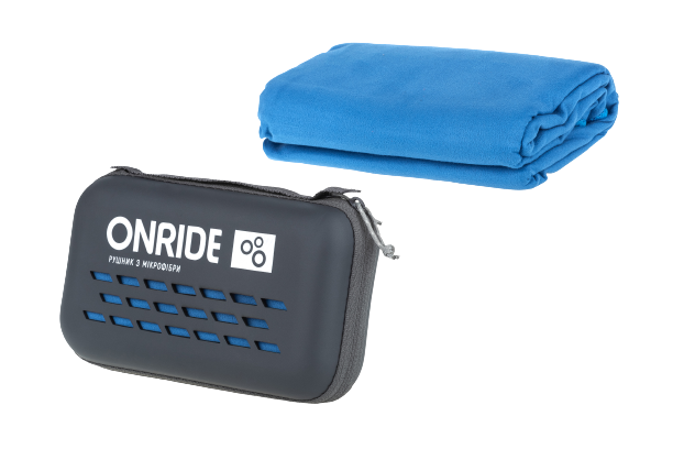 рушник з мікрофібри синій onride wipe