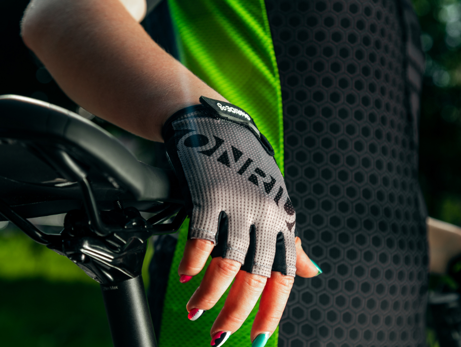 велорукавички, велосипедні рукавички onride hold 20 сірі
