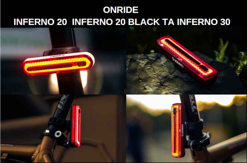 заднє світло для велосипеда onride inferno 20 та 30 купити в магазині Велодім.Київ